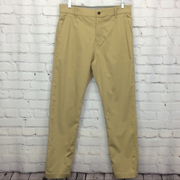 Nike Pants Nike Golf Pants Mens Sz Actual 3228 Khaki Slim Fit Chino Athleisure Drifit Uv